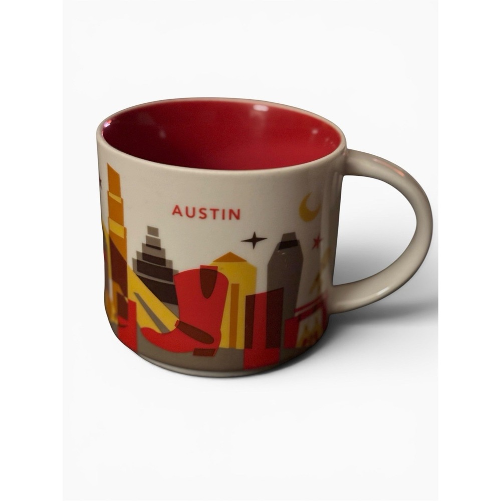 Starbucks Texas City Mug Lot Austin Dallas San Antonio Collector Coffee Cups - Picture 7 of 16